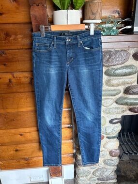 Joe’s Jeans Deanna High Water Slim Straight Crop Jeans Size 27 Premium Denim